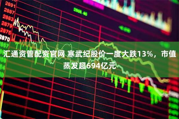 汇通资管配资官网 寒武纪股价一度大跌13%，市值蒸发超694亿元